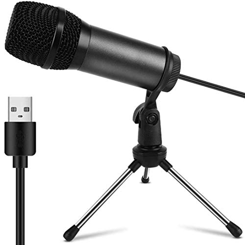 vormor USB Microfono Condensatore, PC Microfono Voce per Podcast, Streaming, Video,Youtube, Gaming, Microfono Plug And Play per Mac/Windows/PS4/Laptop/Computer