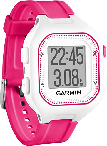Garmin Forerunner 25 GPS Running con Funzione Fitness Band, Smart Notifications e Live Tracking, Small, Bianco/Rosa