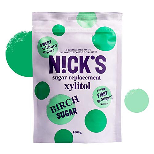 NICKS Xilitolo, sostituzione dello zucchero, dolcificante 1 kg