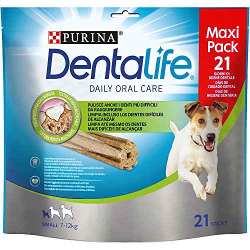 Dentalife Multipack Cane Snack per l'Igiene Orale, Taglia Small, 345 g - Confezione da 4 Pezzi