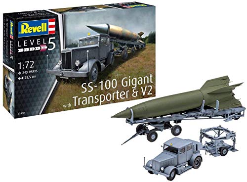 Revell - 03310 SS-100 Gigant + Transporter + V2