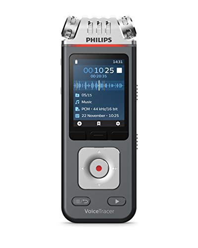 Philips VoiceTracer DVT7110, Registratore audio Con kit di ripresa video, Audio eccezionale, video più apprezzati