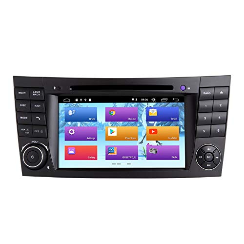 ZLTOOPAI Android 10.0 autoradio per Mercedes Benz E-Class W211 CLS W219 GPS per auto GPS di navigazione GPS con lettore multimediale con schermo da 7 pollici