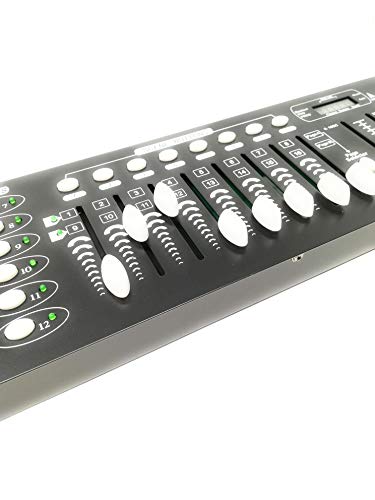 - Senza marca/Generico - CENTRALINA DMX Mixer Controller LUCI Disco Effetti DJ 192 CANALI DMX 512