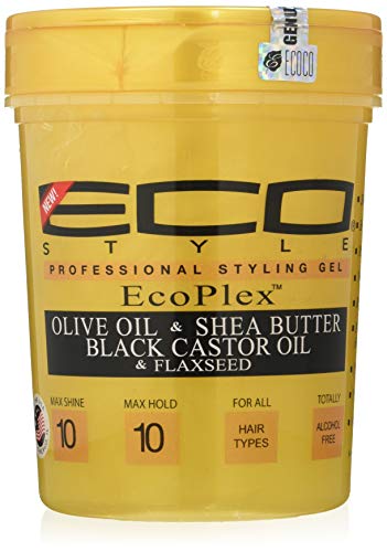 Eco Style Gold Olio di oliva & burro di karitè & olio di ricino nero & semi di lino 907,2 g
