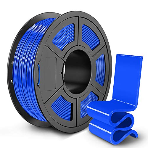SUNLU PETG 3D Printer Filament, 3D Printing PETG Filament 1.75 mm, Strong 3D Filament, 1KG Spool (2.2lbs), Blue
