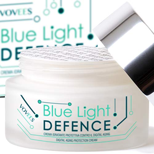 VOVEES BLD9 Crema Antirughe Donna Viso e Mani Anti Luce Blu ai 9 Principi Attivi - Made In Italy