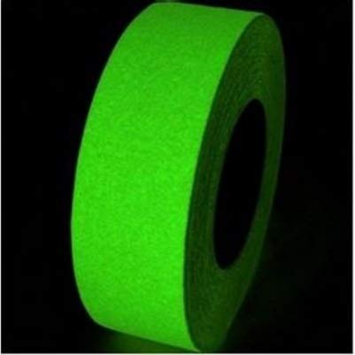 StickersLab - Strisce pellicole adesive antiscivolo fosforescente luminescente (25mm x 6MT)
