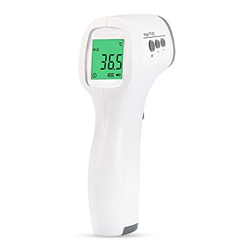 wjieyou - Termometro digitale a infrarossi, termometro, misuratore di temperatura, senza contatto, per adulti e bambini