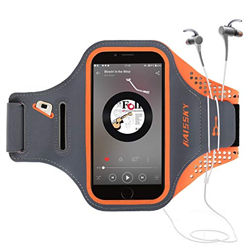 Guzack Fascia da Braccio Sportiva Running, Sports Armband Porta Cellulare Resistente all'acqua, Prova di Sudore con Cinturino Regolabile, per iPhone 6/6s/7/8, Samsung, Galaxy, Huawei