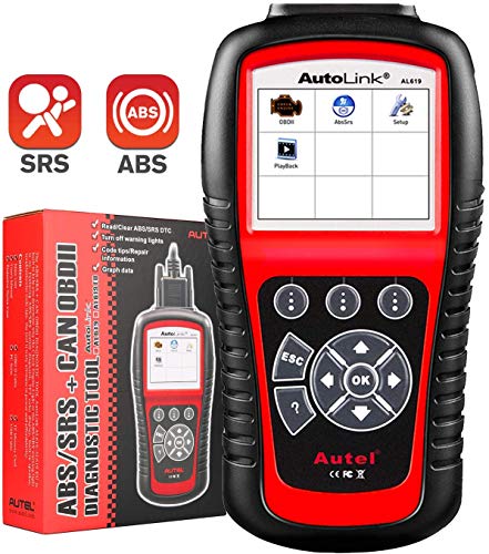 Autel Autolink AL619 ABS / SRS + CAN OBDII Strumento diagnostico lettore codice auto