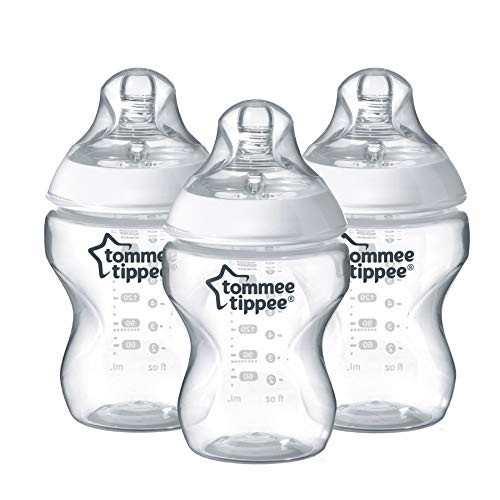 Tommee Tippee Biberon - Closer to Nature, 260 ml, Bianco (Trasparente)