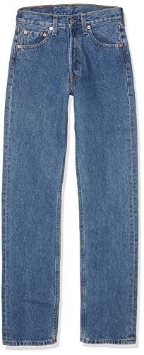 Levi's 501 Original Fit Jeans, Blu Stonewash, 34W / 32L Uomo