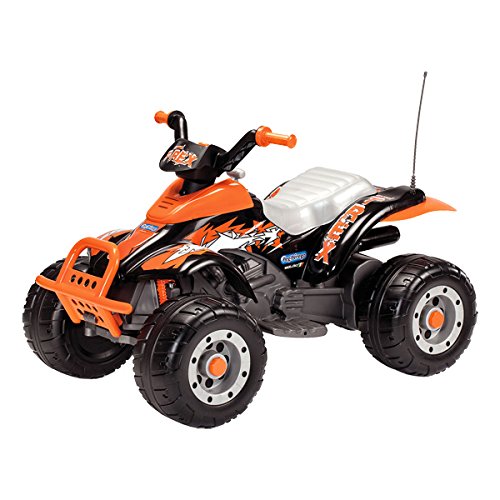 Peg Perego IGOR0066 - Quad Elettrico Corral T-Rex, Due motori da 165W, 3 anni +