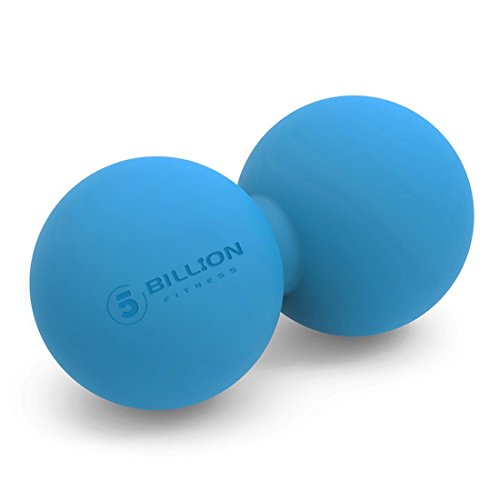 5BILLION Doppia palla da massaggio - Palla per Physical Therapy Massaggio - High-Density Strumento Massaggio Profondo del Tessuto, Release Miofasciale, Accupoint Massaggi (Blue)