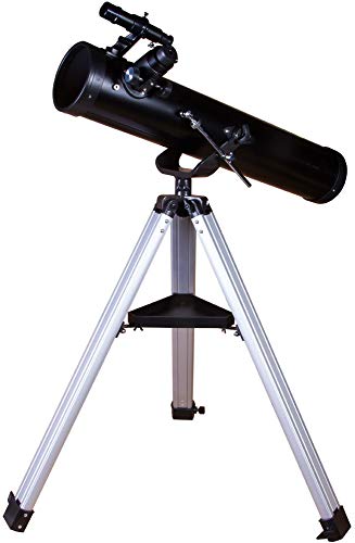Telescopio Levenhuk Skyline BASE 100S – Riflettore Newtoniano Facile da Usare per Principianti, Produce Immagini Nitide, Chiare e Dettagliate