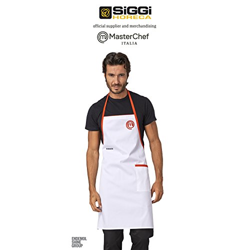 Grembiule Cuoco Masterchef Siggi Bianco