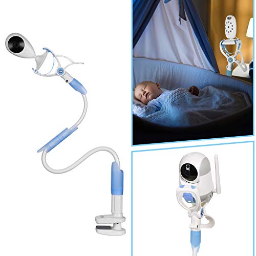 Supporto Universa con cinghie flessibile per baby monitor, Montare la mensola senza forare Supporto per monitor più sicuro Baby (Baby Monitor non incluso)