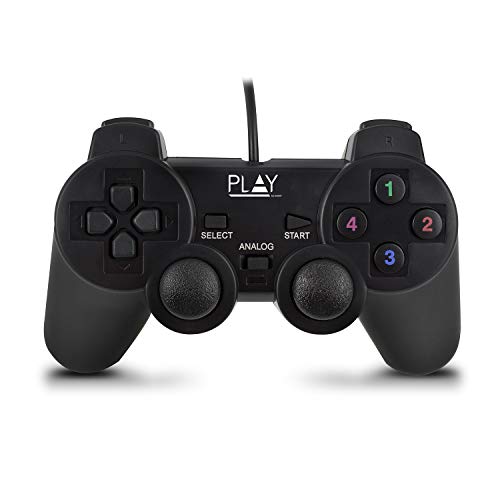 Ewent PL3330 Gamepad Joypad Fame Controller con Cavo USB per PC/Notebook Windows 7/8/8.1/10