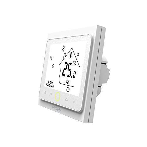 Contrôleur de température MOES Smart Thermostat WiFi Smart Life/Télécommande Tuya APP pour le chauffage de chaudières à eau gaz 5 + 1 + 1 programmable