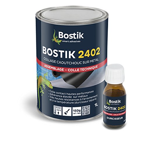 Bostik - Colla in neoprene + indurente 2402, 1 l