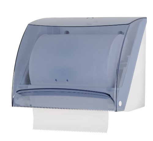 Mar Plast A51840 - Dispenser di asciugamani di carta, trasparente, 218 x 193 x 270 mm