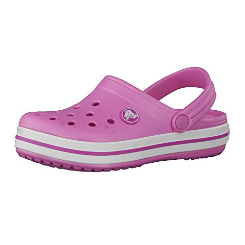 Crocs Crocband Clog Kids, Zoccoli Unisex-Bambini, Rosa (Party Pink), 24/25 EU