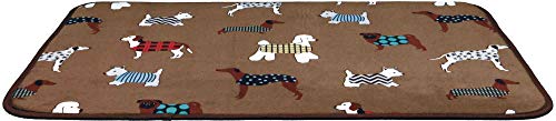 Trixie FunDogs 37124 - Tappetino per sdraio, 90 x 68 cm, colore: Marrone