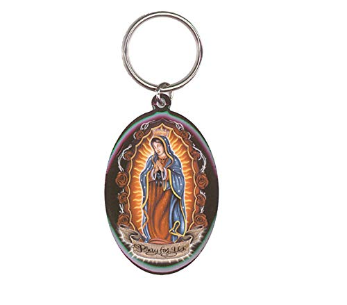 Mindfull Designs - Virgin of Guadalupe - Metal Portachiavi Keychain