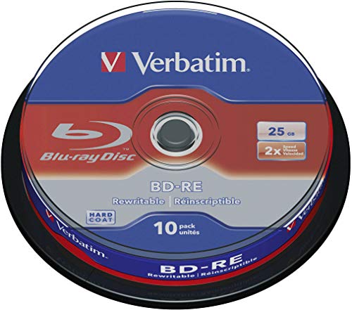 Verbatim BD-RE 25GB Blu-ray riscrivibile (BD-RE) - Confezione da 10