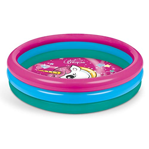 Mondo Toys - Unicorn | 3 Rings Pool - Piscina gonfiabile per bambini 3 anelli - diametro 100 cm - capacità 84 Lt. - 16729