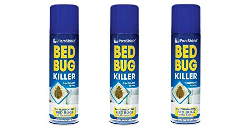 PestShield - 3 materassi spray antipulci per interni da letto, 200 ml