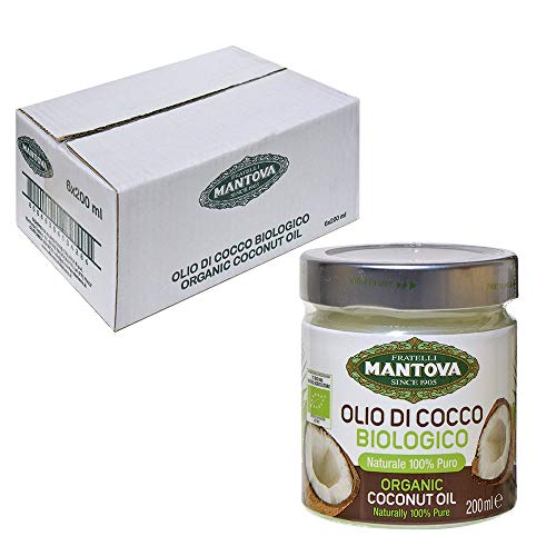 Olio di Cocco Biologico (Organic Coconut Oil) 6 x 200 ml