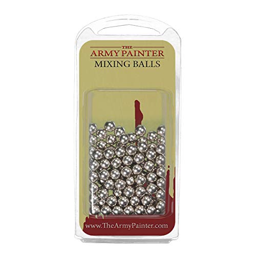 The Army Painter 🖌 | Mixing Balls | 100 Sfere in Acciaio Inox | Palline per Miscelare Colori Acrilici | Per Pittura di Modelli in Miniatura per Roleplaying