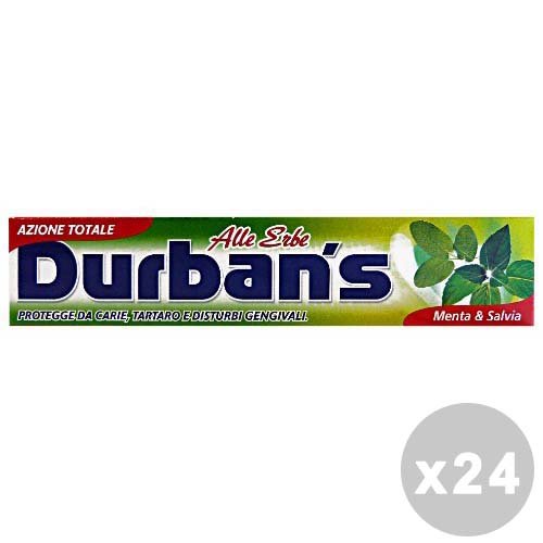DURBAN'S Set 24 DURBAN'S Dentifricio erbe menta/salvia 75 ml. - dentifrici
