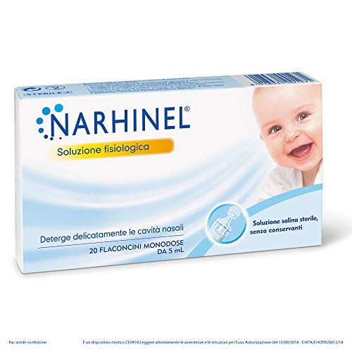 Narhinel Soluzione Fisiologica - Pacco da 20 X 100 Ml