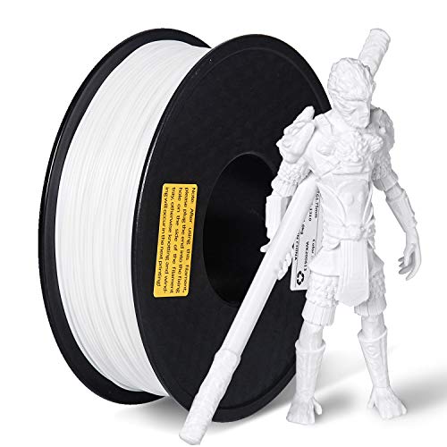 PETG Filament per Stampante 3D, GIANTARM PETG Filament 1.75mm, Dimensional Accuracy +/- 0.2mm, 1kg, Bianco