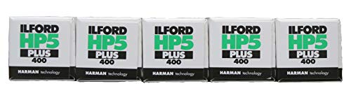 Ilford HP5 Plus 120 - Rullini fotografici formato medio, kit da 5