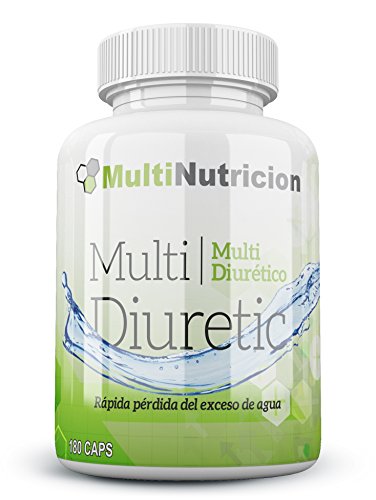 Multi Diuretico con vitamina B6 - Bruciatore di grassi - Diuretico - Antiossidante - Salute del sistema urinario | 100% naturale e vegetale | (180)