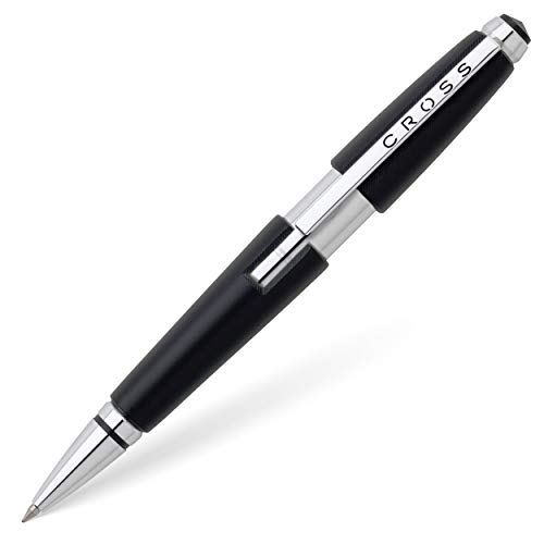 Cross AT0555S-2 Edge - Penna con inchiostro gel, colore: Nero opaco