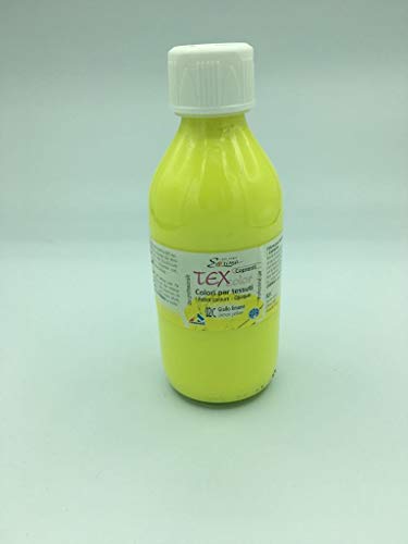 Tex Colori, Colore per tessuti coprente, Giallo limone 250 ml
