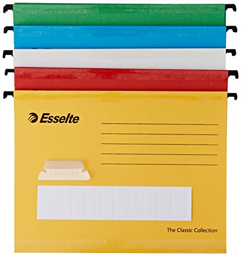 ESSELTE The Classic Collection - GRUPPO cartelle sospese per cassetti 330-V - Assortiti - 93042