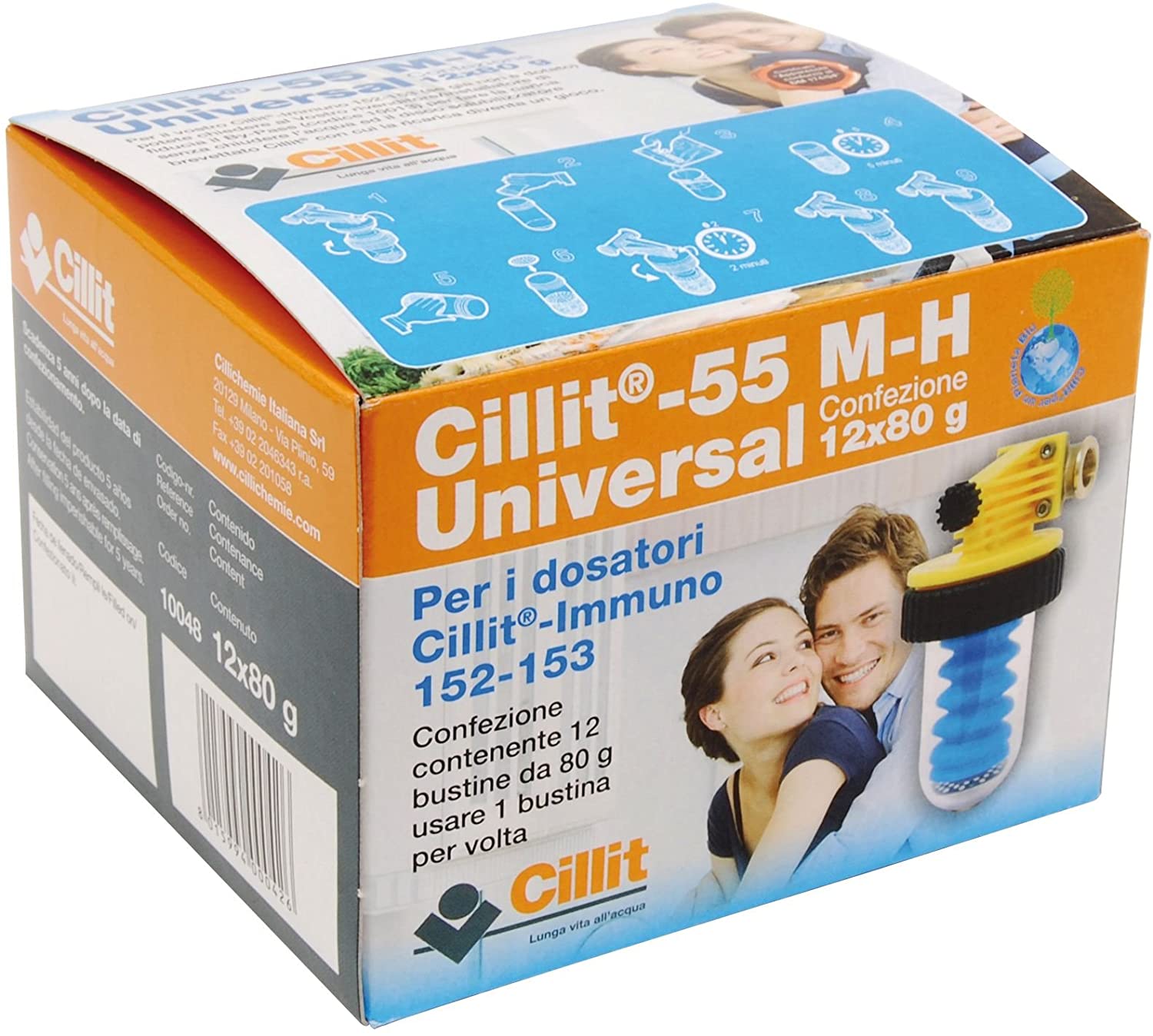 Cillichemie Cillit-55 M-H Uni Polifosfati X Immuno 12X80 Gr