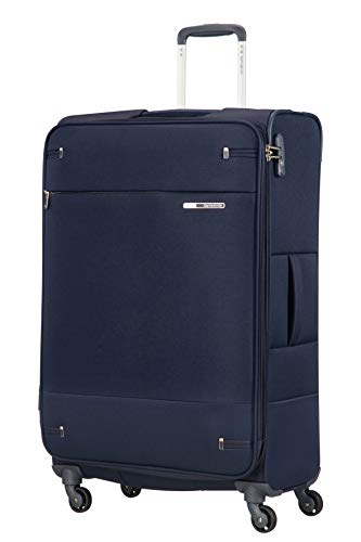 Samsonite Base Boost Spinner L Valigia Espandibile, 78 cm, 105/112.5 L, Blu (Navy Blue)