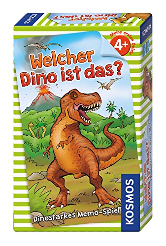 Welcher Dino ist das?: Dinostarkes Memospiel für 2 - 4 Spieler ab 4 Jahren