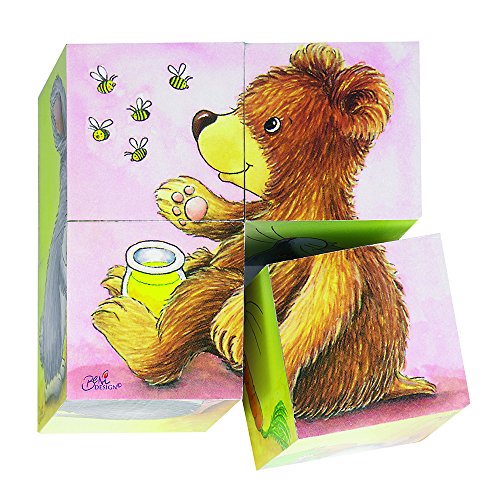 Puzzle cubi - Cuccioli- GOKI - 57056