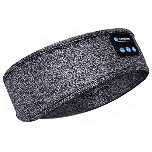 Cuffie per dormire, Cuffie Bluetooth wireless V5.0 con fascia, Cuffie con maschera per gli occhi, Altoparlanti stereo HD ultrasottili incorporati, Adatto per sport/Yoga/Fitness（GR8)