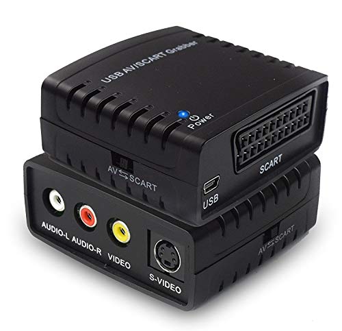 Rybozen USB Video Grabber Adapter - Audio e video/Scart Grabber per la scansione video/RCA a Scart