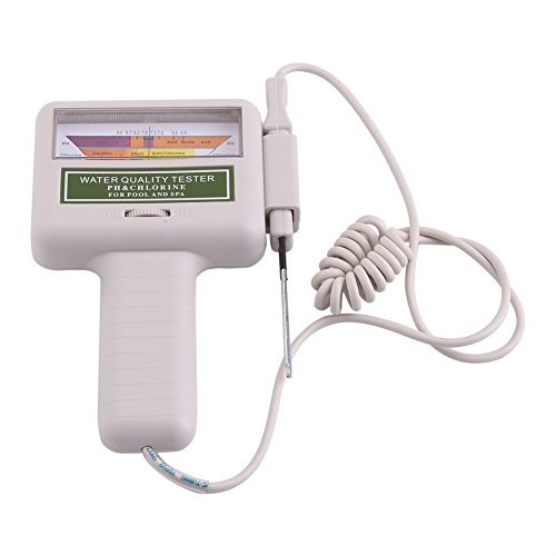 Yosoo PH Tester Automatico di Cloro PH-mètre analizzatore dell' Acqua Digitale appositamente per Piscina Spa Acquario (1)