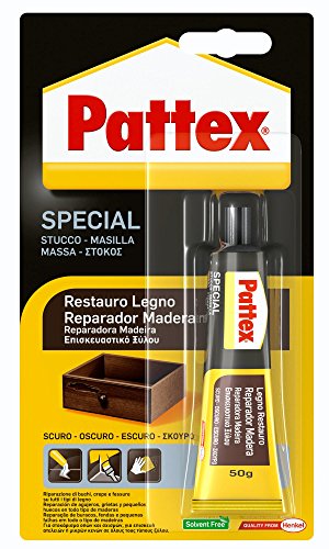 Pattex 1476786 Special Restauro Legno, 50 g, Scuro